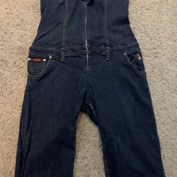 Baby Phat Halter Top Capri Jumper/Romper - Picture 3 of 8